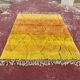 Moroccan Beni Ouarain rug 300 × 200 cm – saffron yellow and black