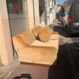 Velvet sofa