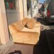 Velvet sofa