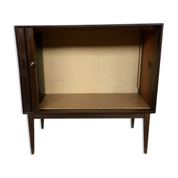 Bar meuble à rideau vintage 1950/1960