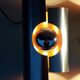 Space Age wall lamps - Brushed and orange aluminium - 1970