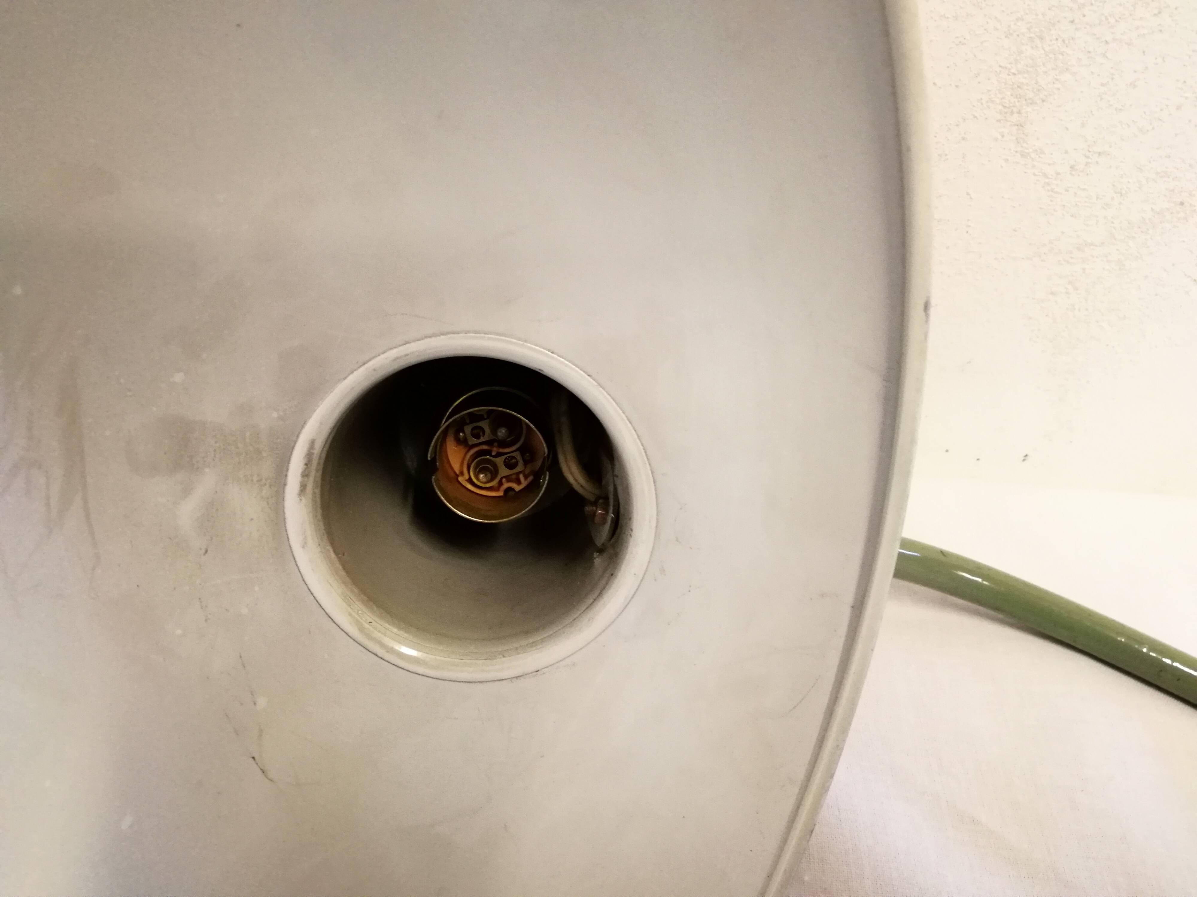 Industrial articulated desk lamp