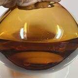 Large and heavy Murano glass vase, superb condition, 21 x 16 cm, circa 1970