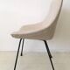 Zakonom zasticeno chair, white leatherette, 1960s