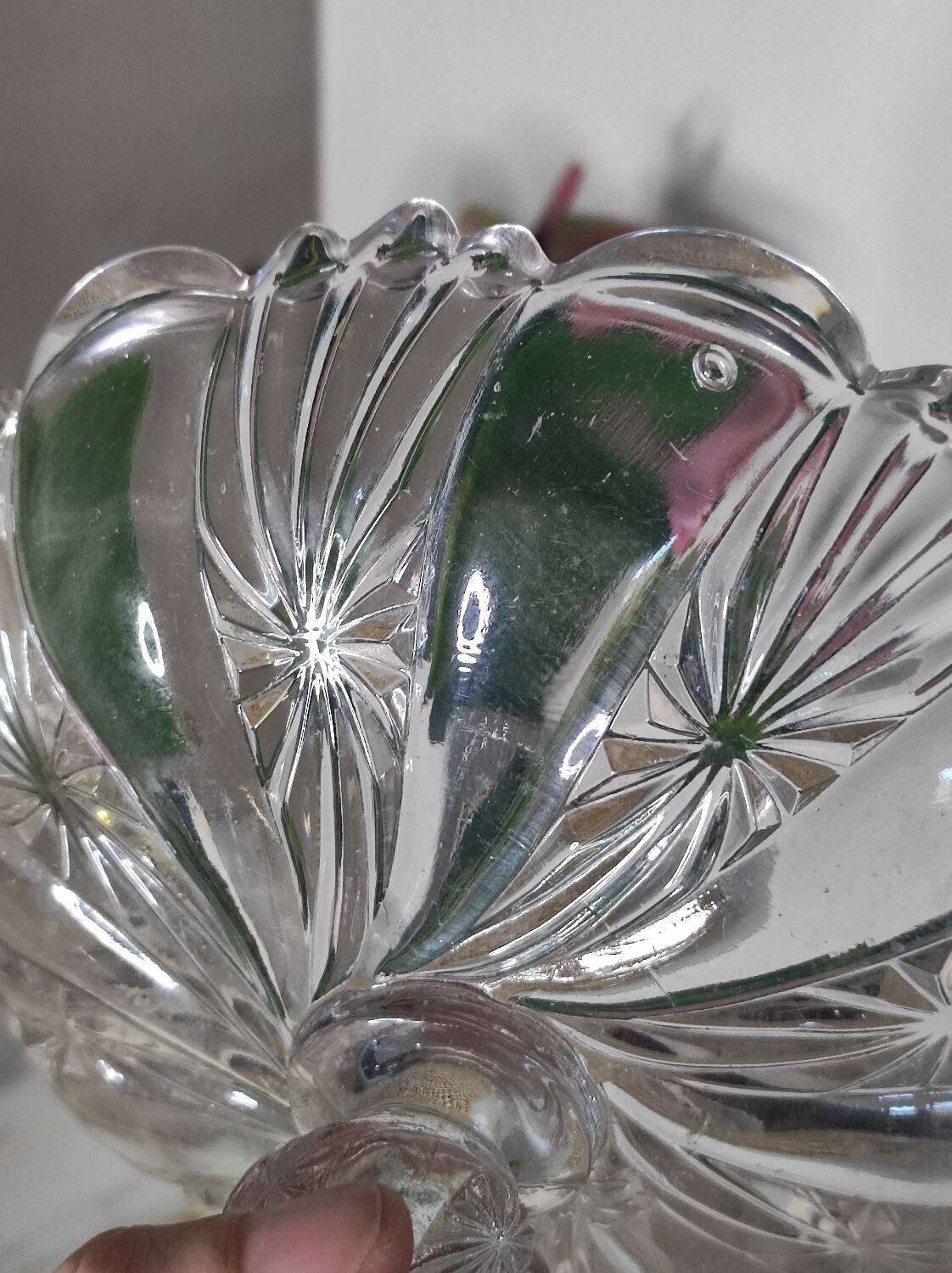 Old glass cup
