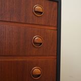 Teak chest of drawers, Danish design, 1960s, designer: Kai Kristiansen, man