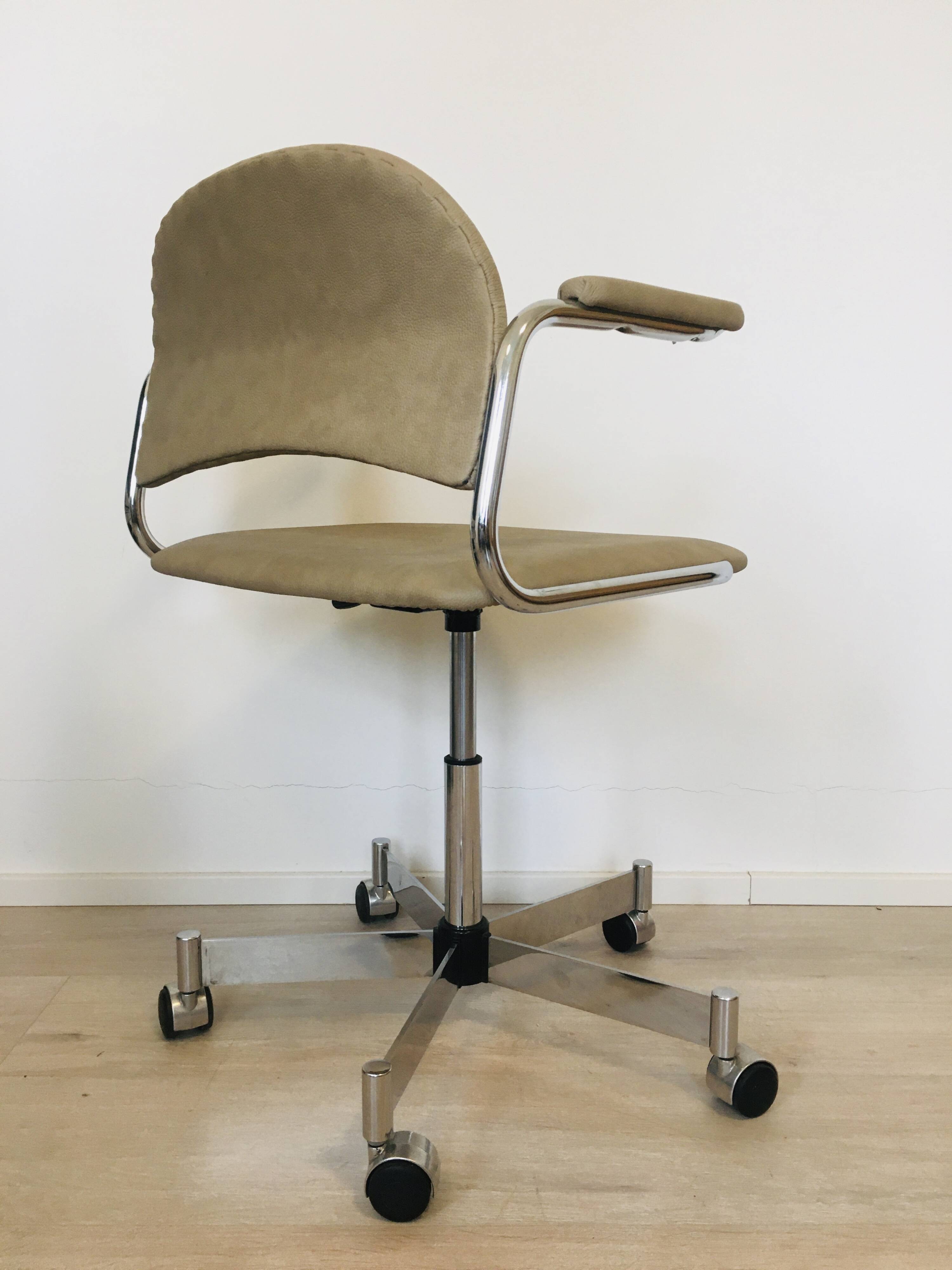 Fully Restored Kovona Desk Chair K-107, Czechoslovakia 1970’s
