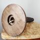 Vintage turned wooden lamp base – France 1950-60