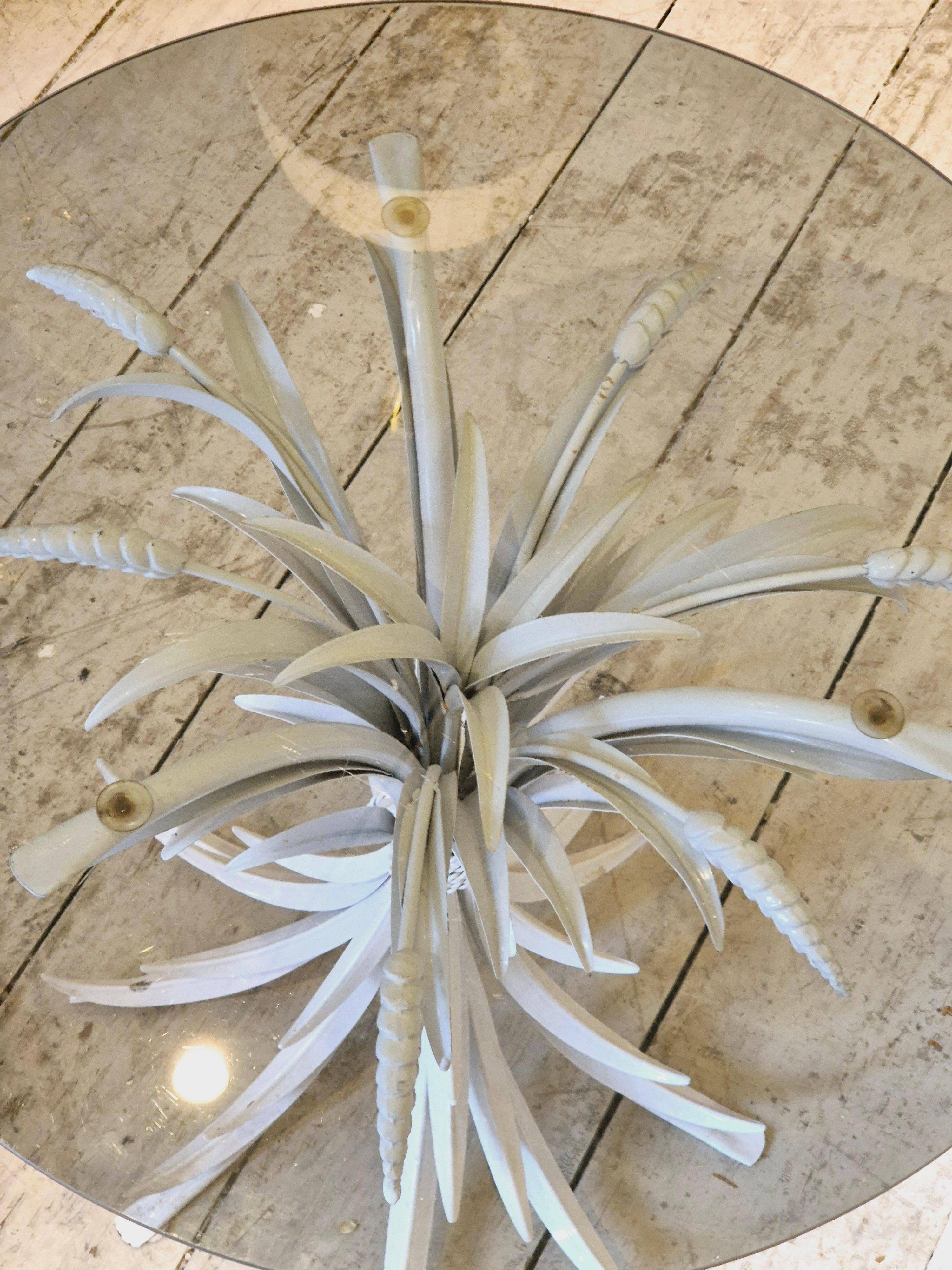 Hans Kögl, "Coco Chanel" - metal side table, Hollywood Regency