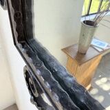 Brutalist wrought iron mirror 1940