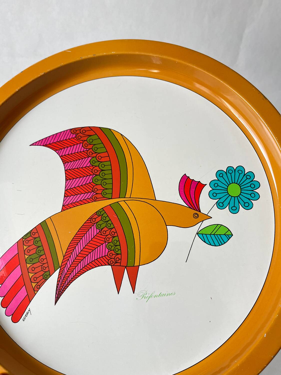 Vintage Prefontaines bird tray