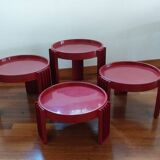 Set of 4 nesting tables designed by Gianfranco Frattini for Cassina - Marema