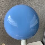 Bauhaus style sky blue space age design lamp