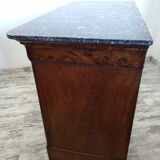 Chest of drawers with old marble