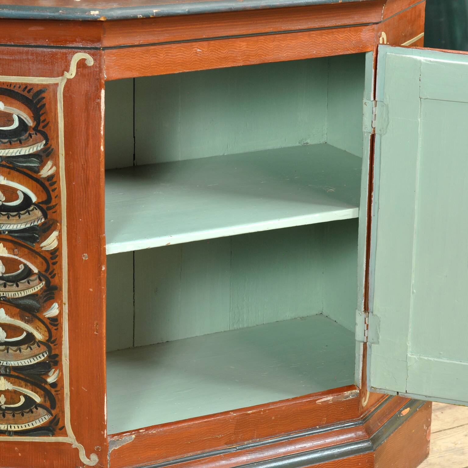 Sideboard, painted cabinet from Dalarna, Sweden 1799