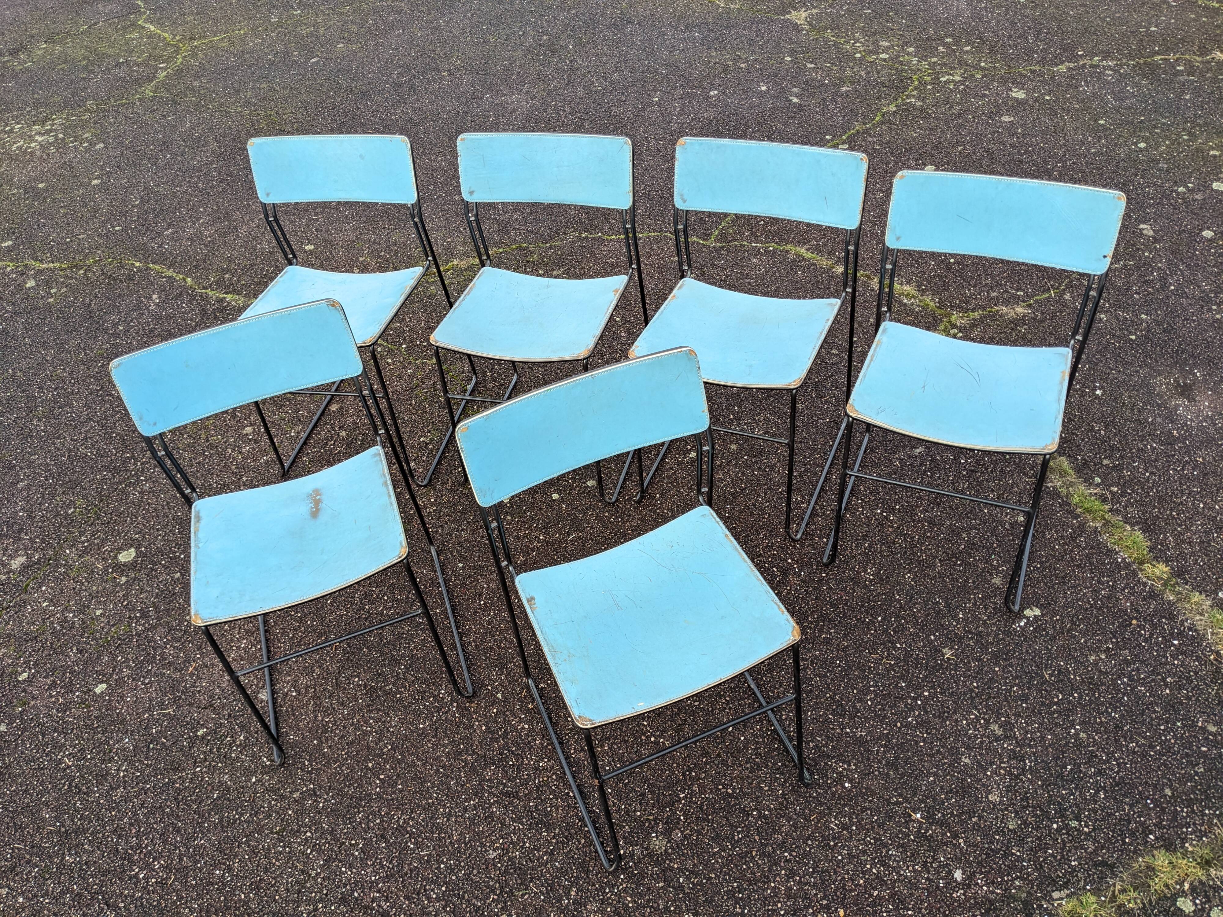 6 Sultana lounge chairs by Arrben, Italy 1970