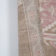 Vintage Taupe Pastel Turkish Karapinar Rug 4'10'' x 8'1''