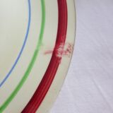 5 vintage porcelain soup plates