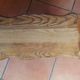 Small bench / low rustic stool in solid wood