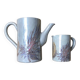 Set of 1 jug and 1 milk jug signed La Roue Vallauris.