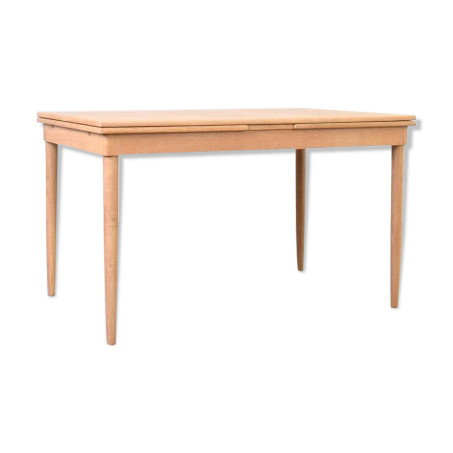 Mid-Century Danish Oak Extendable Dining Table, 1960s.
