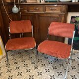 Pair of revalued armchairs