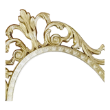 Set of 2 gilded metal frames italy