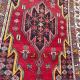 Ancient Persian Mazlaghan carpet 135x208 cm