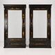 Pair of Chinoiserie Linen Cupboards / Wardrobes 19th Century