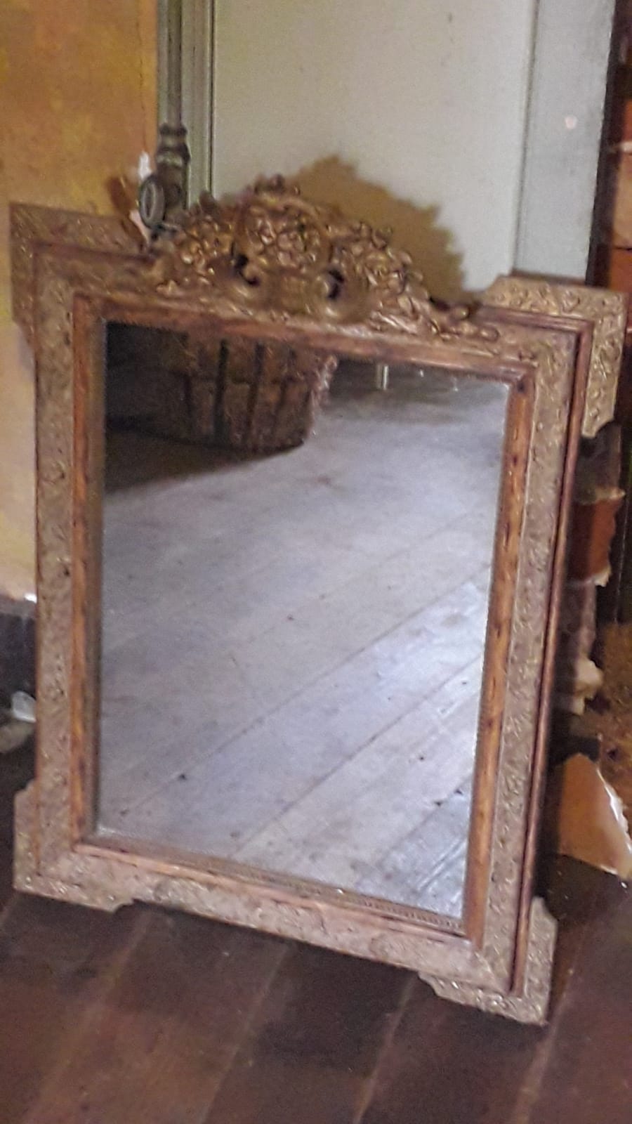 Louis XV style gilded mirror 78x111cm