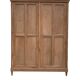Armoire parisienne art déco 1930 penderie démontable bois brut