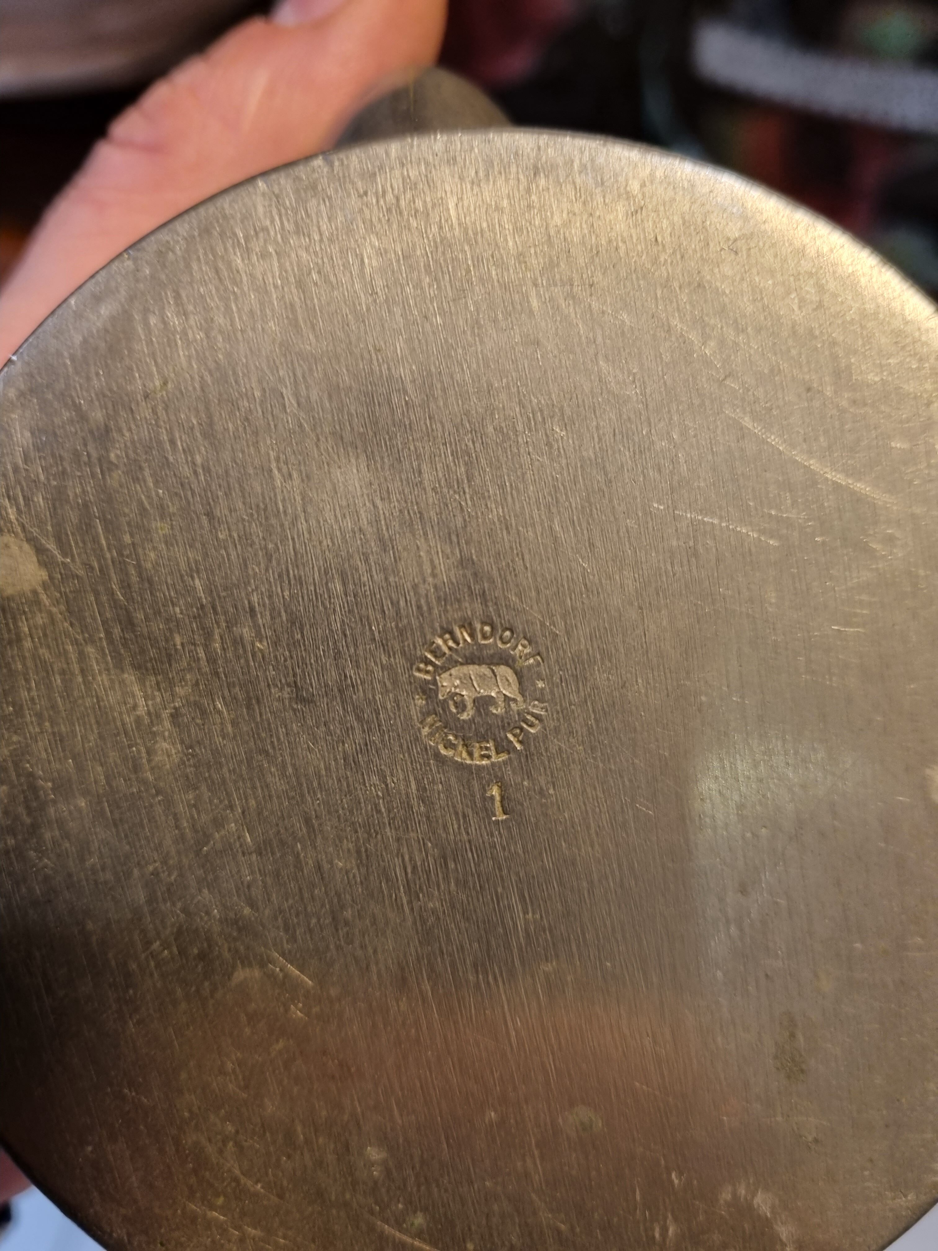 Théière Berndorf en nickel pur