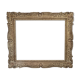Old frame Montparnasse carved wood patinated 68x59 foliage 54.8x45 cm