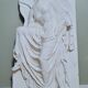 Plaster bas relief "Athena adjusting her sandal"