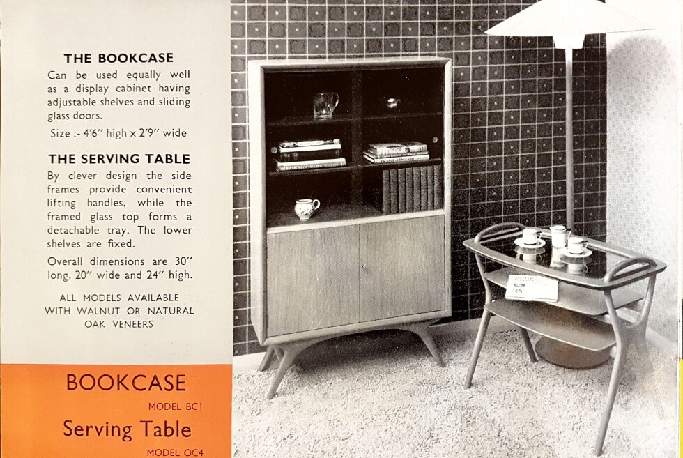 Bookcase by Malcolm Walker for Dalescraft, 1950