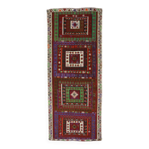 Tapis vintage fait main – Beauté et charme naturels 158 x 390 cm