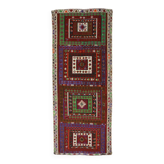 Tapis vintage fait main – Beauté et charme naturels 158 x 390 cm