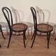 Chaises de salle à manger en hêtre courbé dans le style de Thonet, Italie, lot de 4