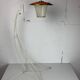 Midcentury French rockabilly lantern low floor lamp, 1950s