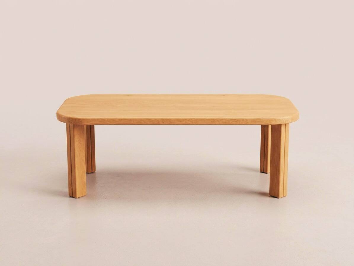 Cherry wood coffee table