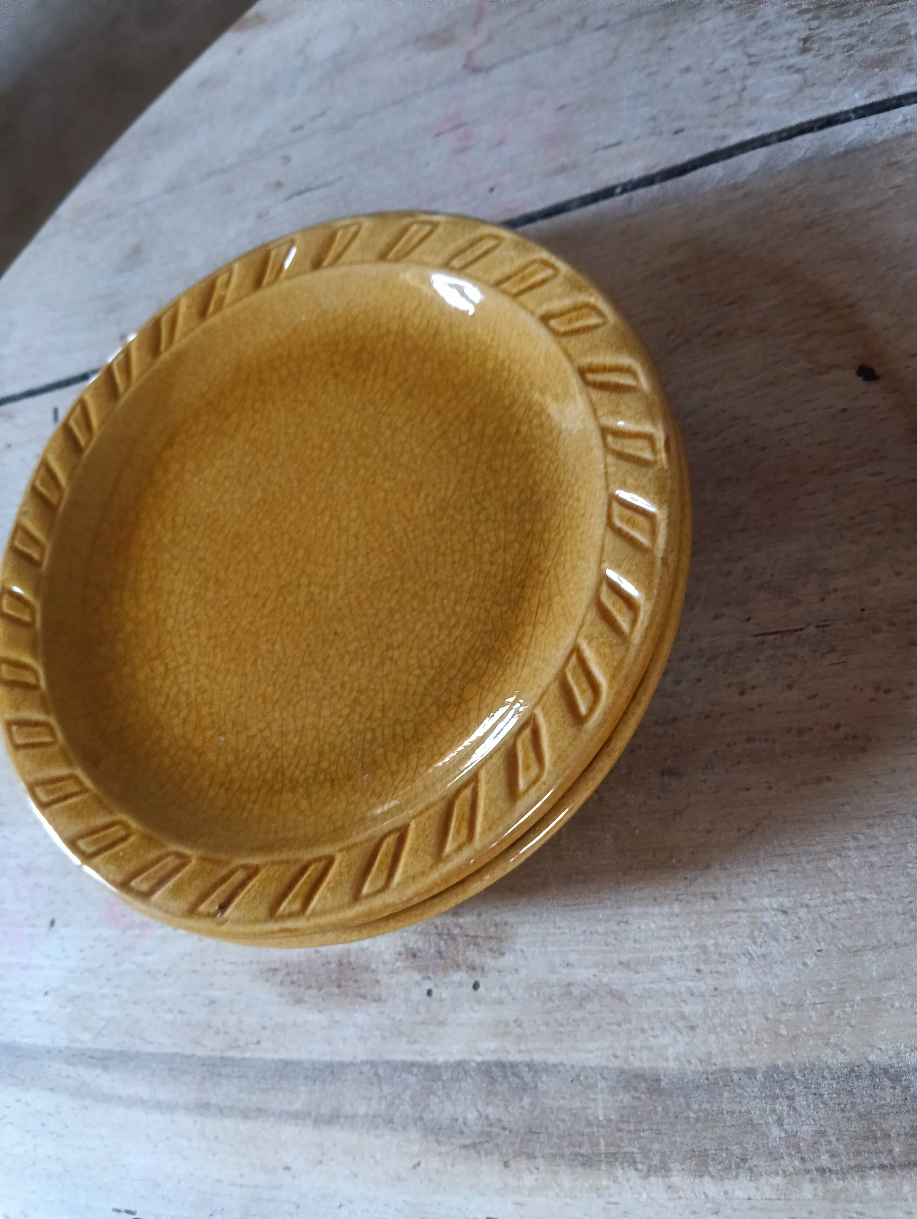 Maison Pichon Uzès rare set of 12 dessert plates