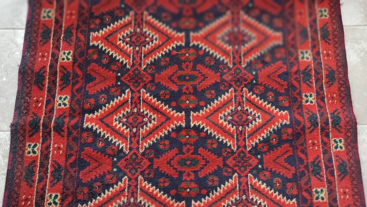 Old pure new wool carpet