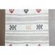 Vintage Turkish Hand-Knotted Wool Cotton White Runner Rug 70x242