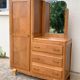 Asymmetrical vintage wardrobe 1950