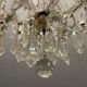 Italian Murano Crystal Chandelier, 1950s