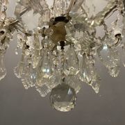 Lustre italien en cristal de murano, années 1950