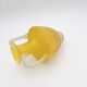 Vase Amphore Murano Scavo Jaune Safran Taillé  Cenedese