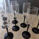 8 Luminarc champagne flutes from the 70s