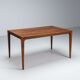 Kai Winding dining table in rosewood Poul Hundevad Denmark 1960