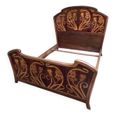 Art Nouveau bed